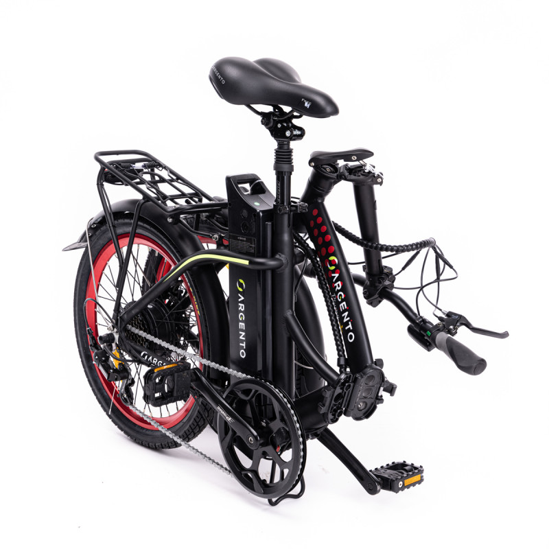 Argento Piuma Ebike Pieghevole Vers